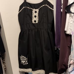 Paper Doll Productions Dress Pinup Dress Size L Rick Rack Sugar Skull